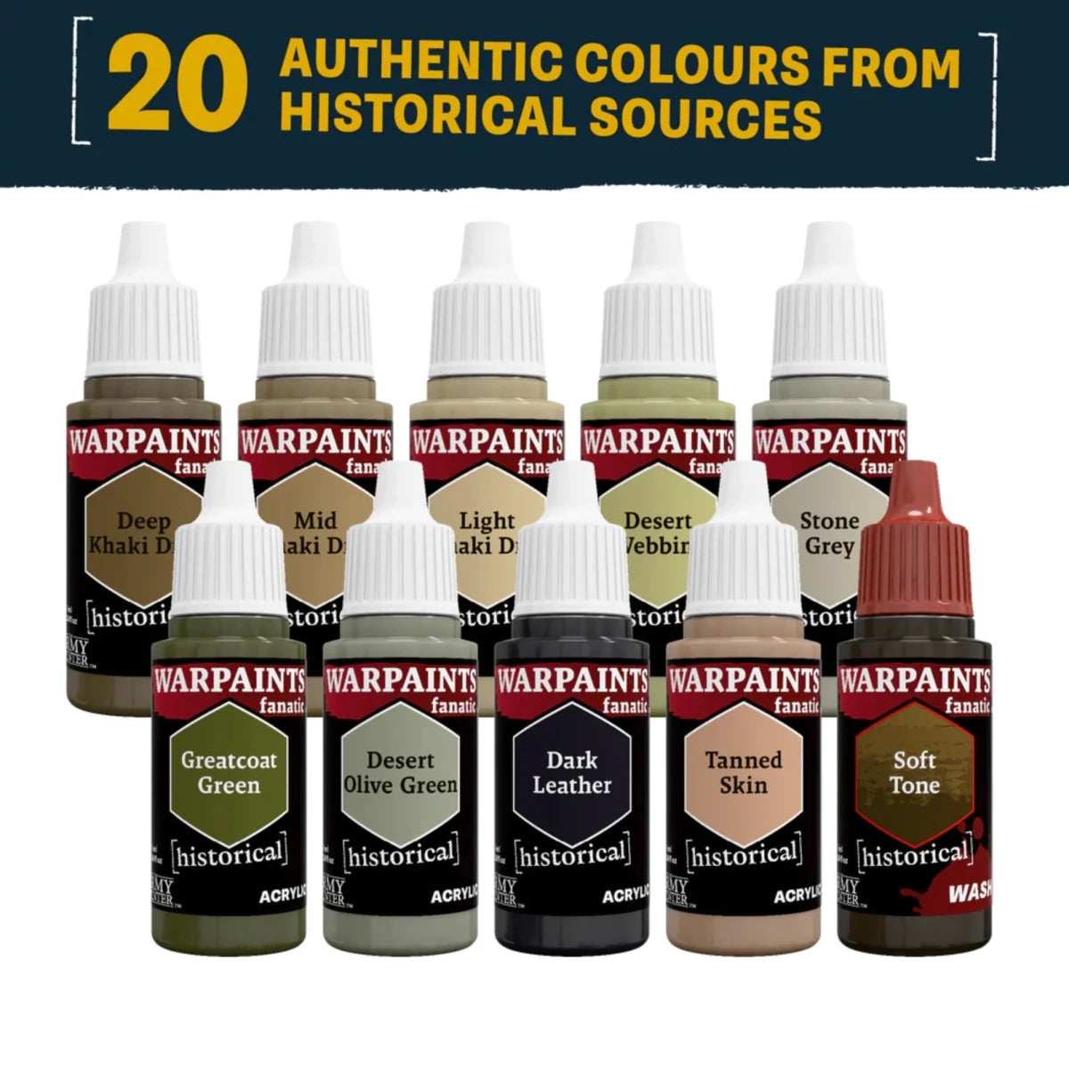Historical: WWII British 8th Army Paint Set - Fog of Wargames - 