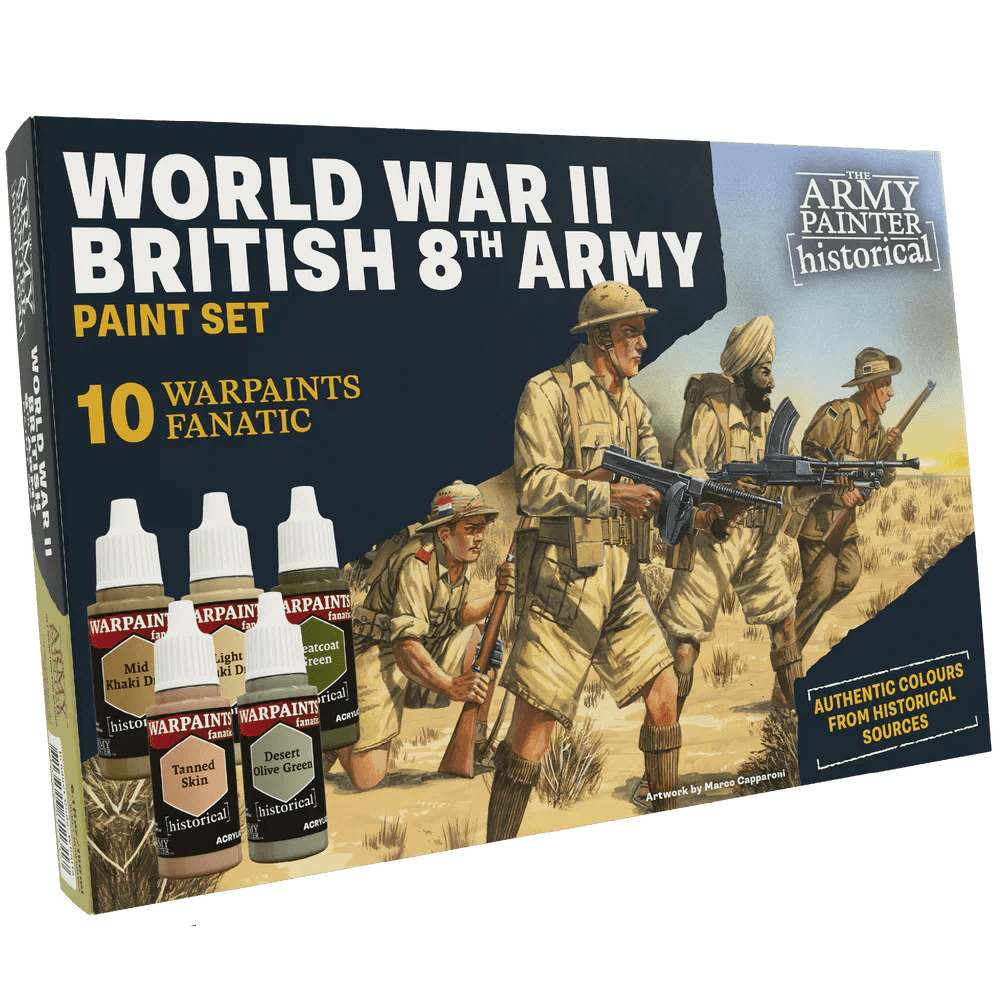 Historical: WWII British 8th Army Paint Set - Fog of Wargames - 