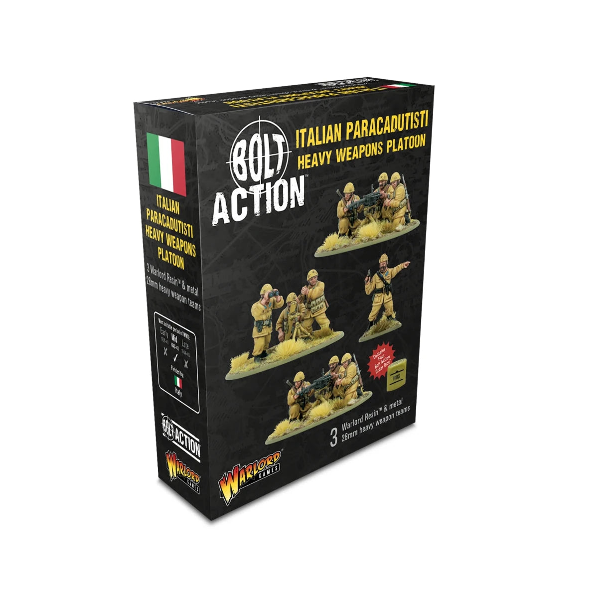 Italian Paracadutisti heavy weapons platoon - Fog of Wargames - 