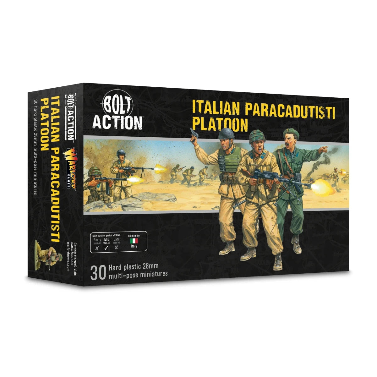 Italian Paracadutisti platoon - Fog of Wargames - 