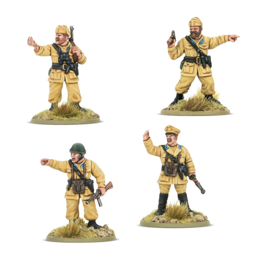 Italian Paracadutisti platoon commanders - Fog of Wargames - 