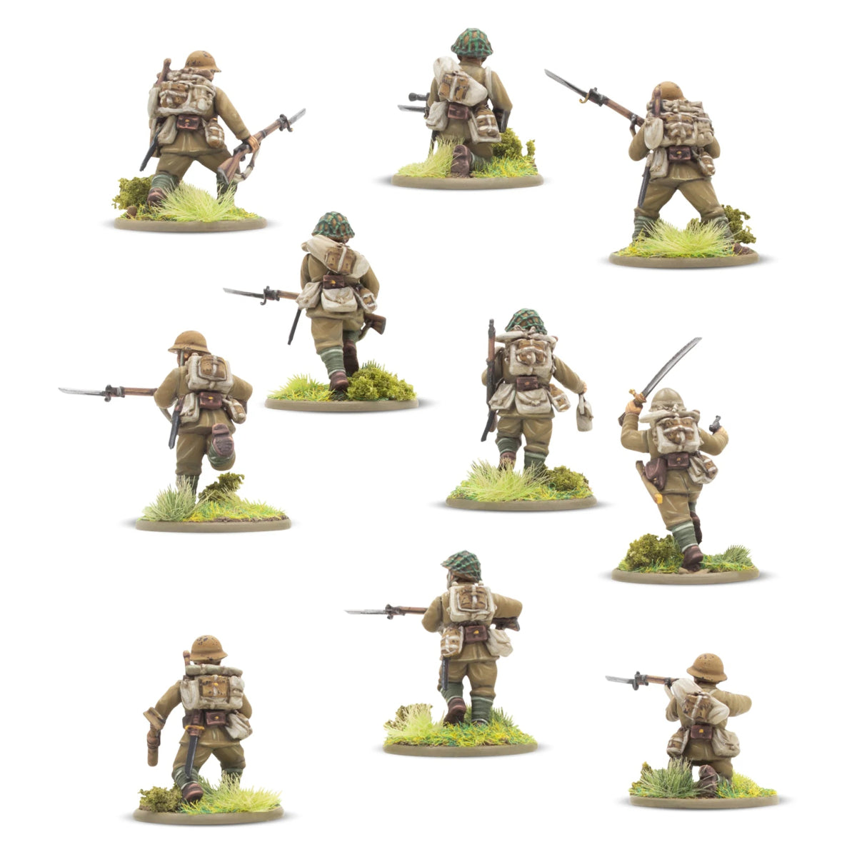 Japanese Army Infantry Platoon - Fog of Wargames - 