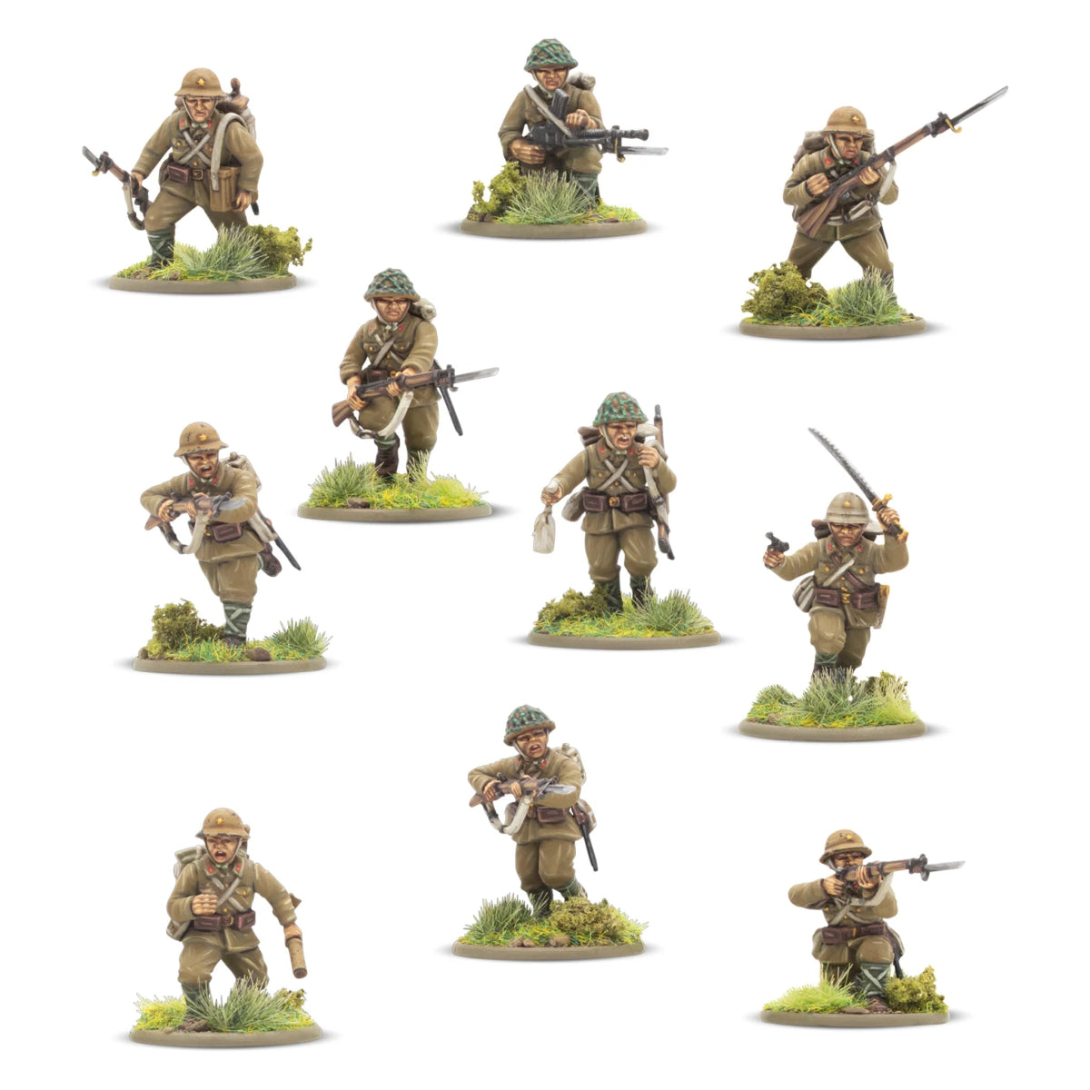 Japanese Army Infantry Platoon - Fog of Wargames - 