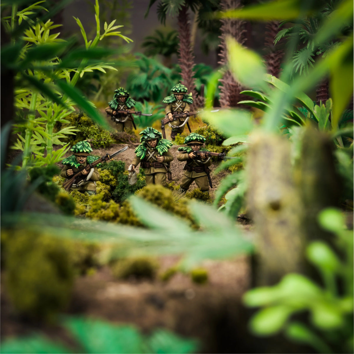 Japanese Army Infantry Platoon - Fog of Wargames - 