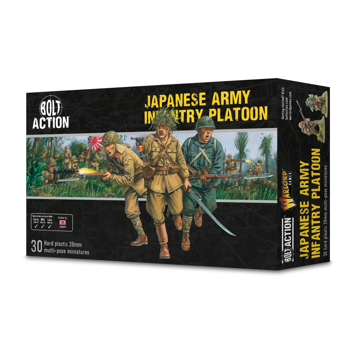 Japanese Army Infantry Platoon - Fog of Wargames - 