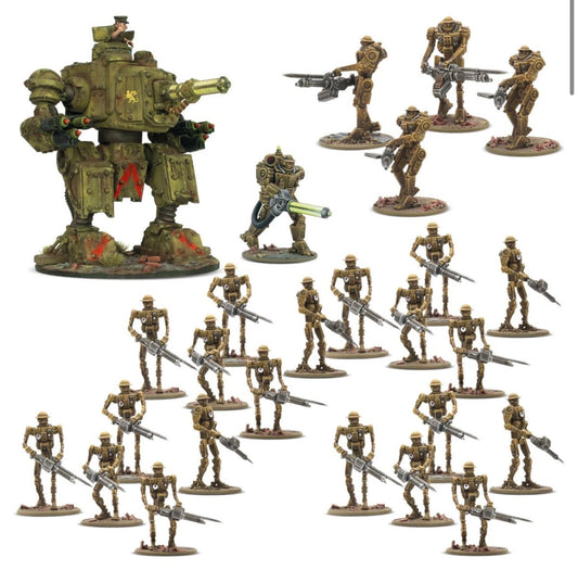 Konflikt '47 British Commonwealth Automated Battalion - Fog of Wargames - 