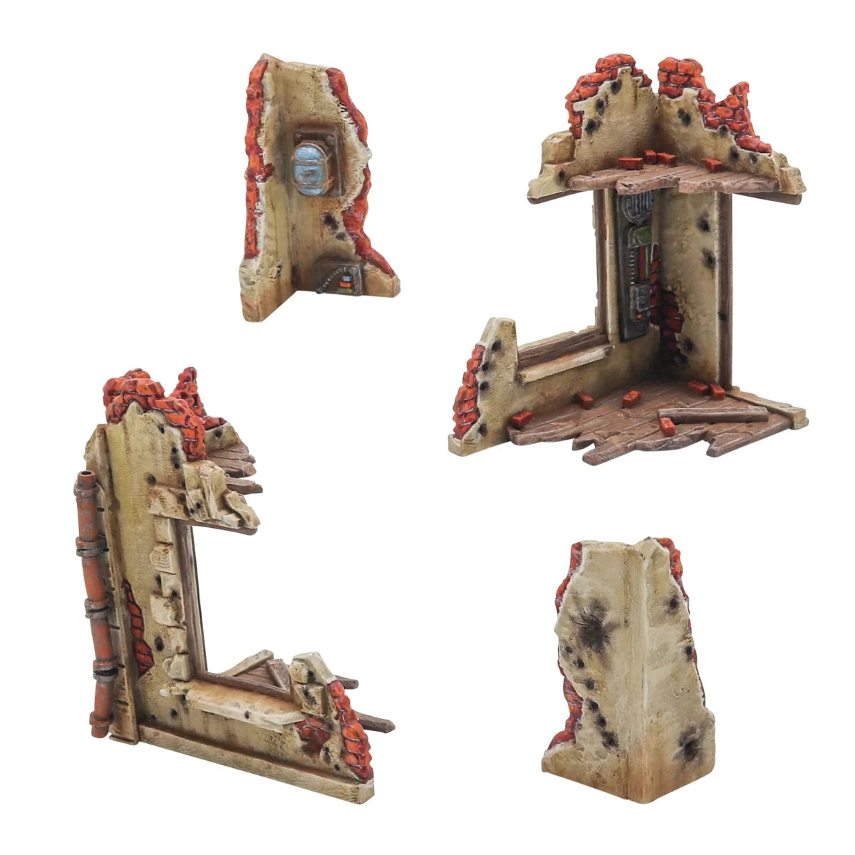 Konflikt '47 Ruined Building - Fog of Wargames - 