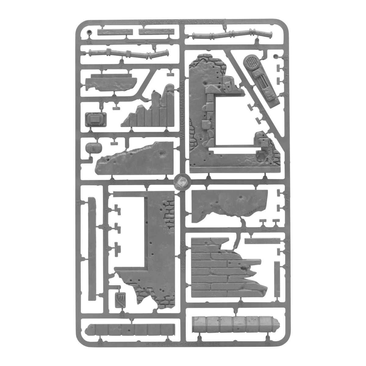 Konflikt '47 Ruined Building - Fog of Wargames - 