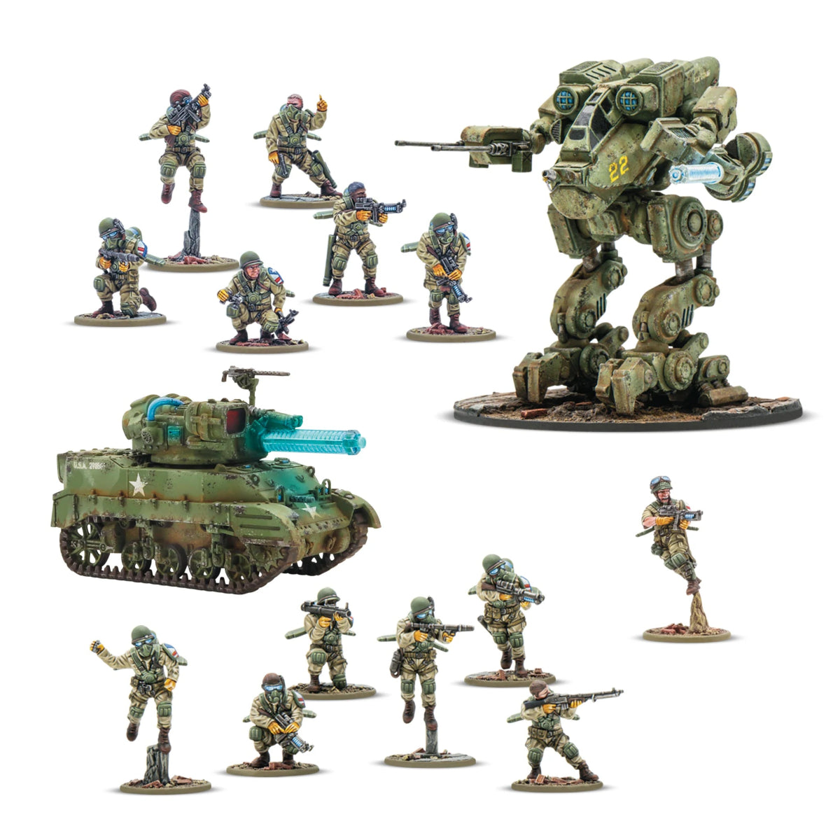 Konflikt '47 United States Starter Army - Fog of Wargames - 