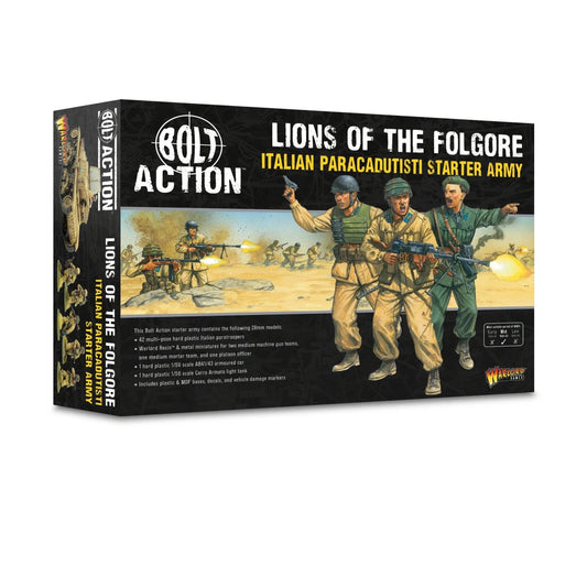 Lions of the Folgore - Italian Paracadutisti starter army - Fog of Wargames - 