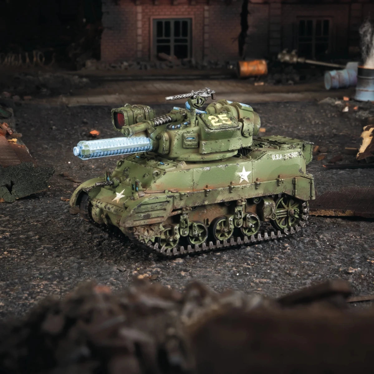 M5A2(T) Stuart Light Tank - Fog of Wargames - 
