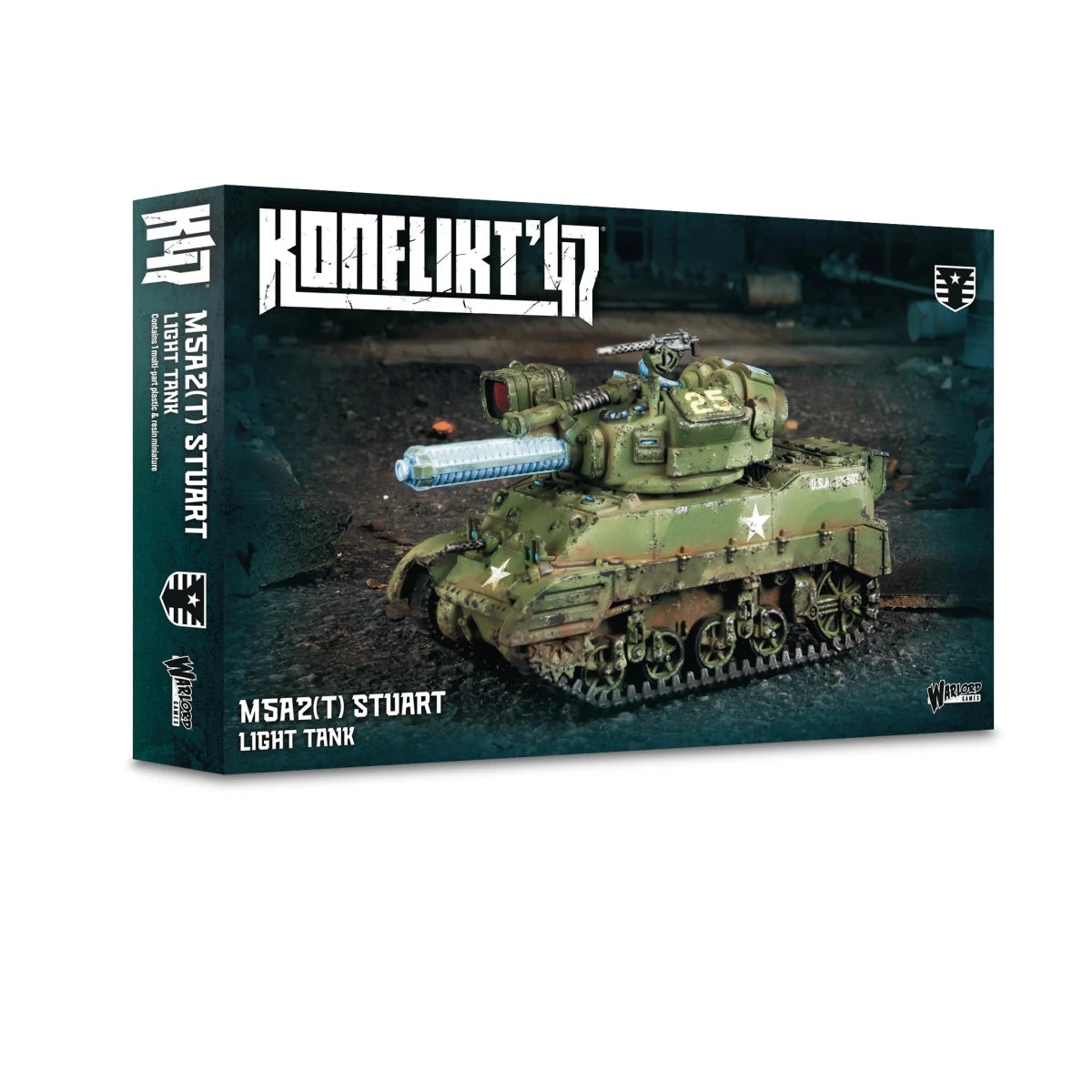 M5A2(T) Stuart Light Tank - Fog of Wargames - 