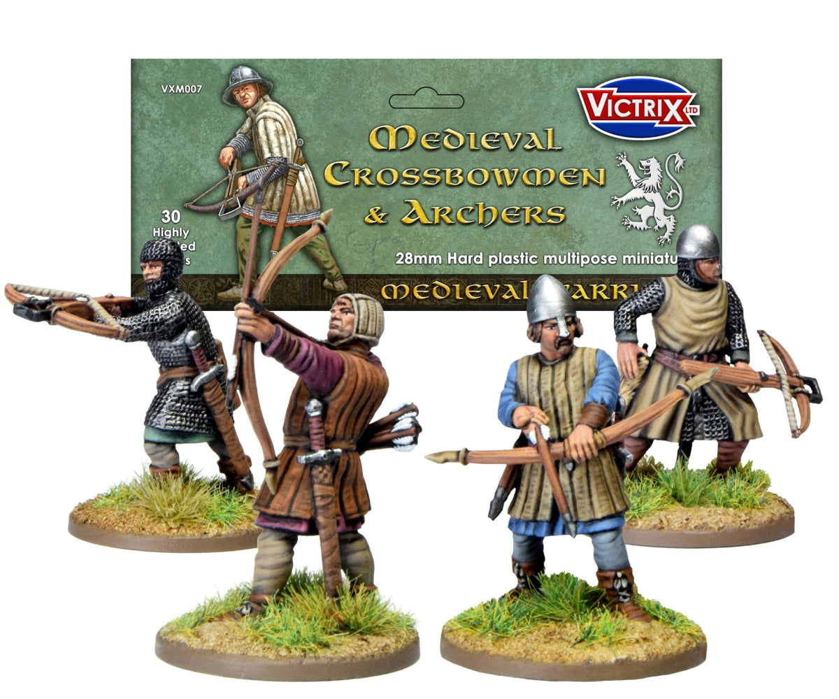 Medieval Crossbowmen & Archers - Fog of Wargames - 