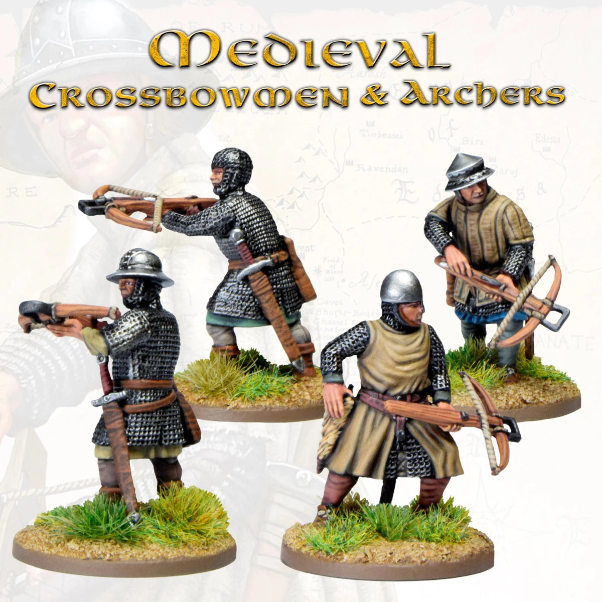Medieval Crossbowmen & Archers - Fog of Wargames - 