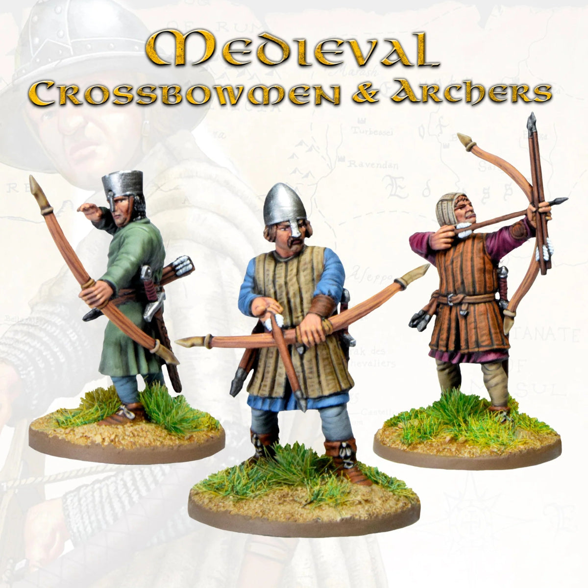 Medieval Crossbowmen & Archers - Fog of Wargames - 