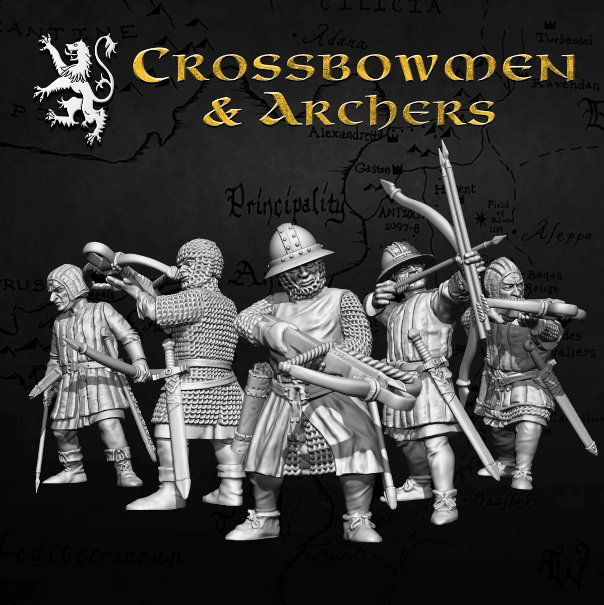 Medieval Crossbowmen & Archers - Fog of Wargames - 