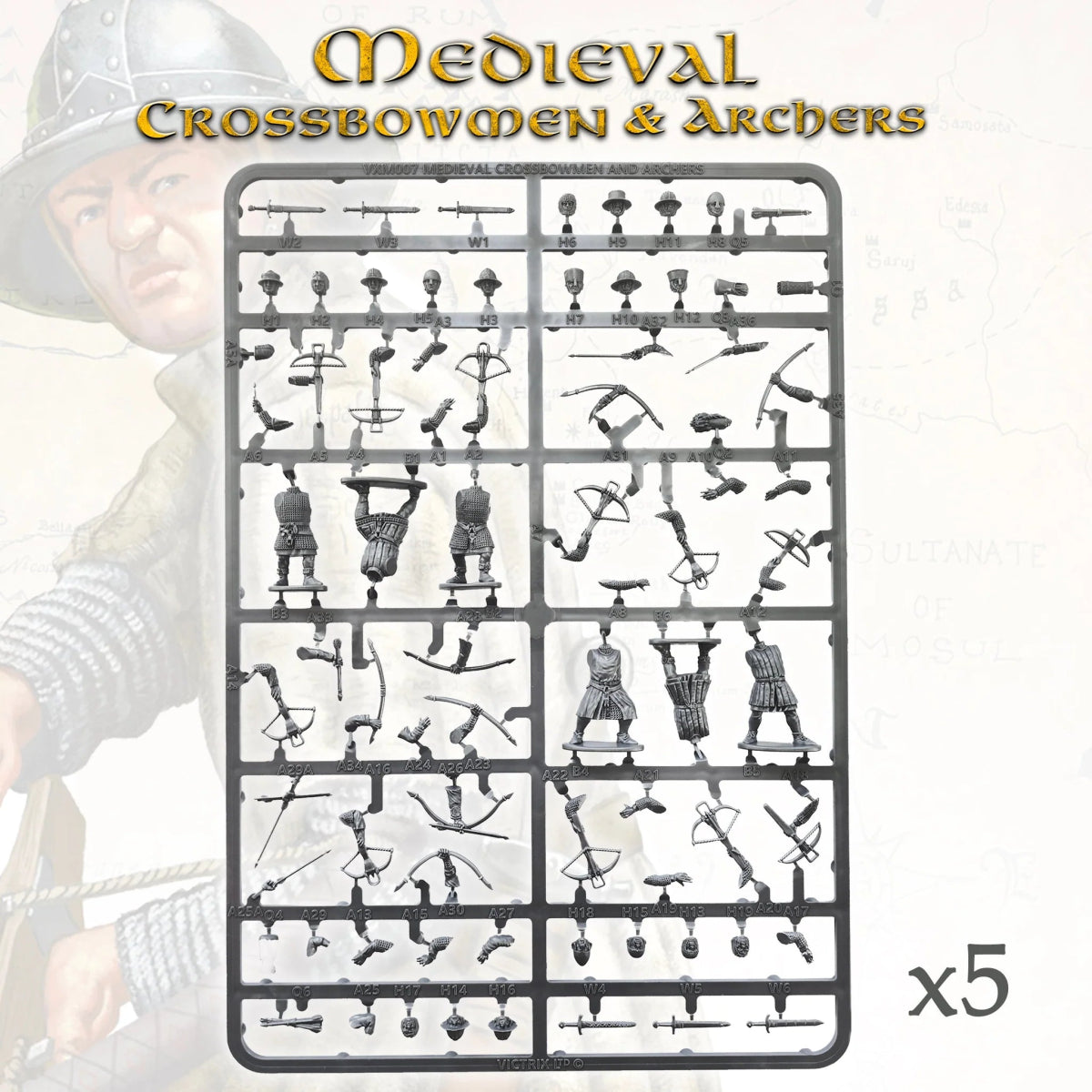 Medieval Crossbowmen & Archers - Fog of Wargames - 