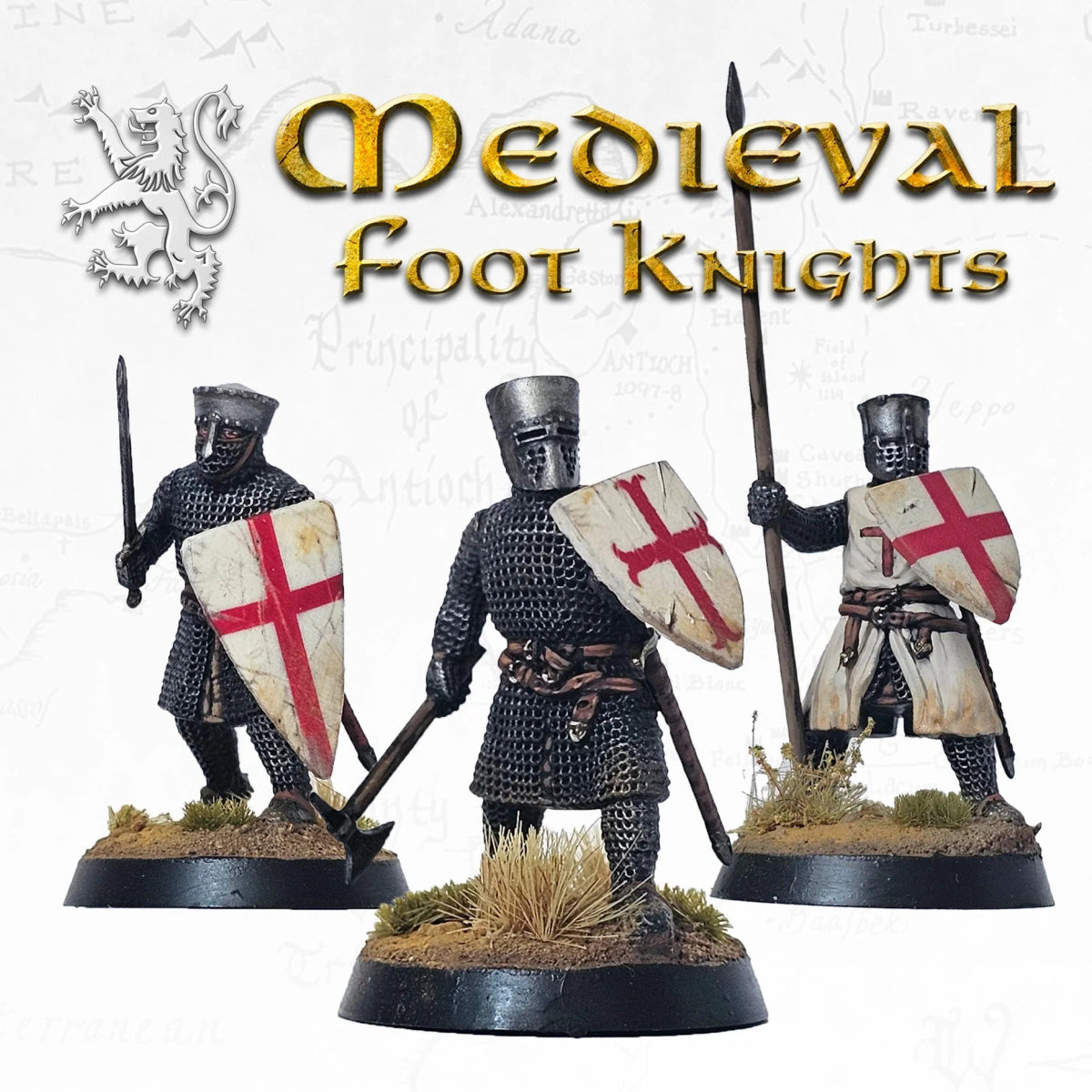 Knight Foot Combat Medieval Foot Knights - Fog of Wargames