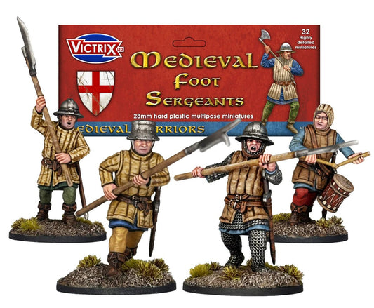 Medieval Foot Sergeants - Fog of Wargames - 
