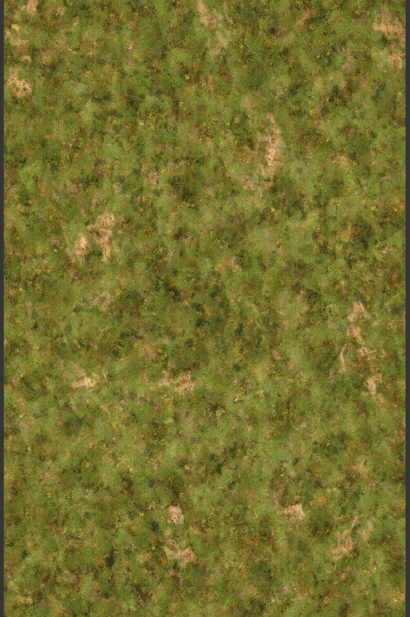 Playing Mat 6x4 (1.8 x 1.22) Grass - Fog of Wargames - 