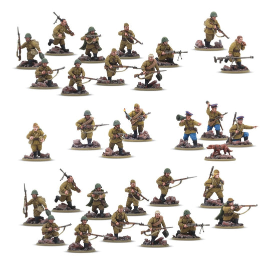 Soviet Army Infantry Platoon - Fog of Wargames - 