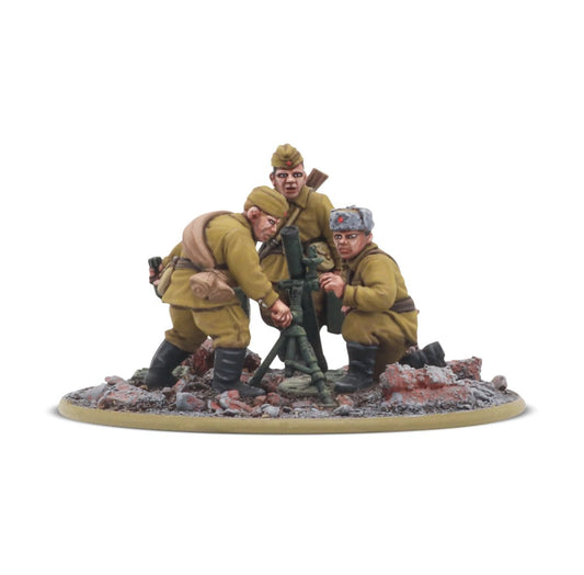 Soviet Army Medium Mortar Team - Fog of Wargames - 