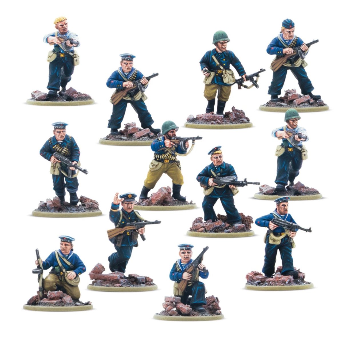 Soviet Naval Brigade Veteran Squad - Fog of Wargames - 