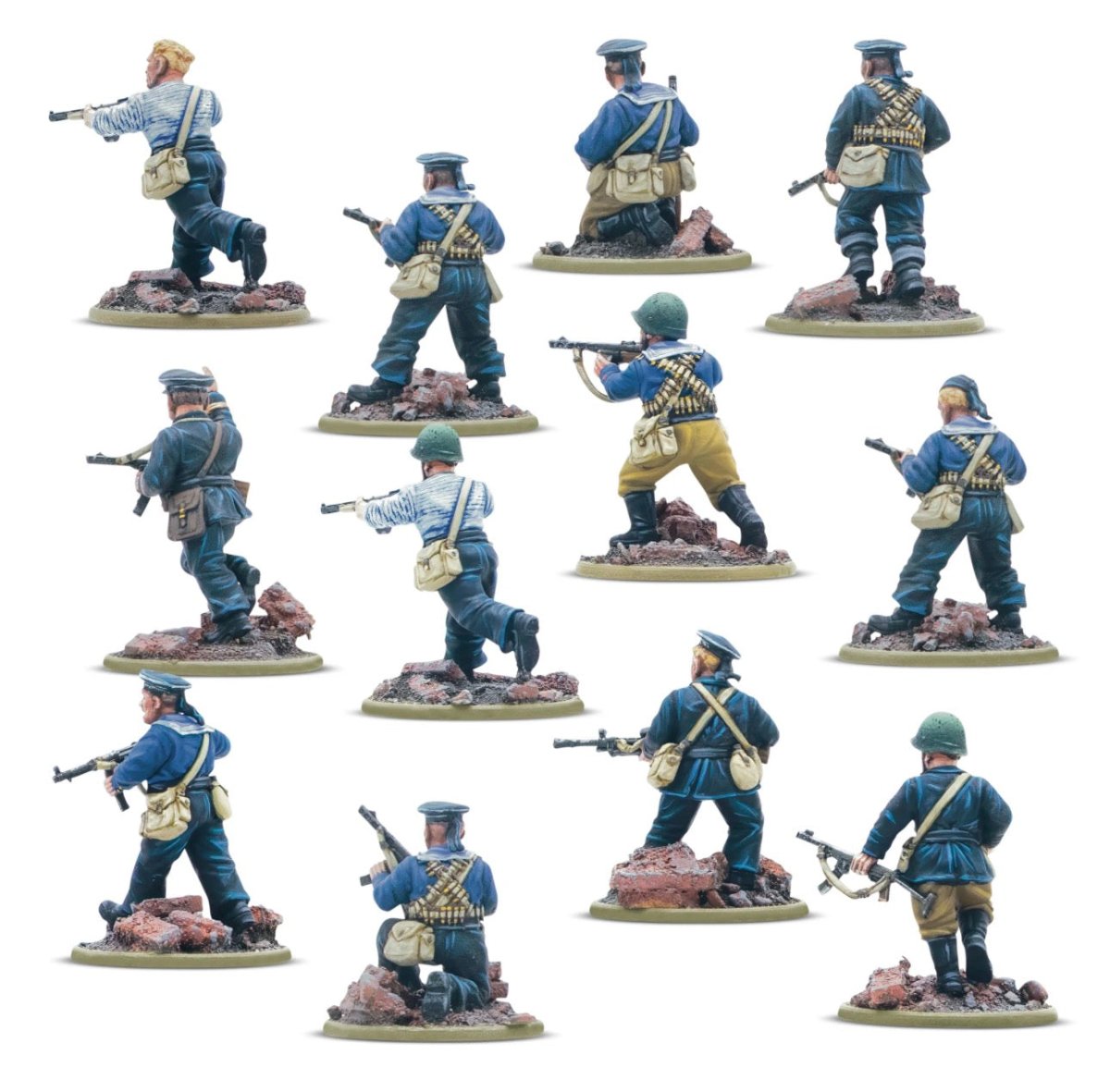 Soviet Naval Brigade Veteran Squad - Fog of Wargames - 