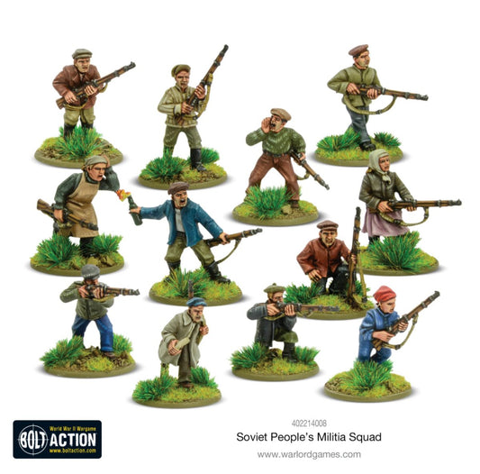 Soviet Peoples Militia Squad - Fog of Wargames - 