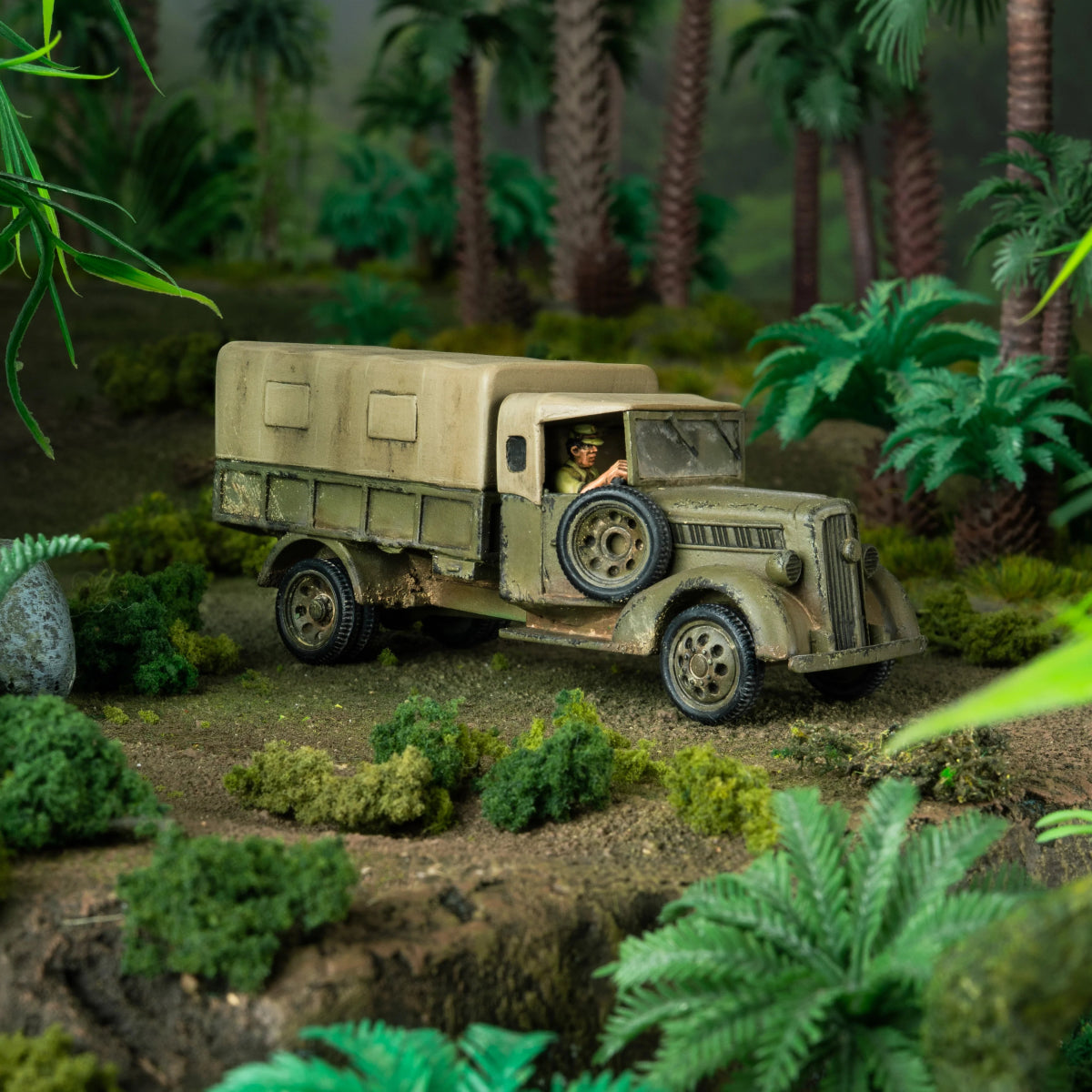 Type 97 Isuzu truck - Fog of Wargames - 