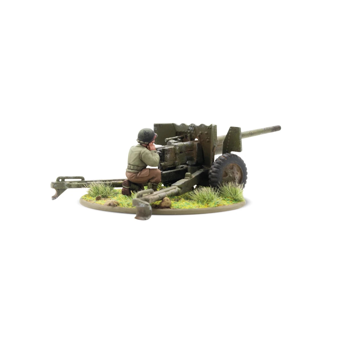 US 57mm anti-tank gun (plastic) - Fog of Wargames - 