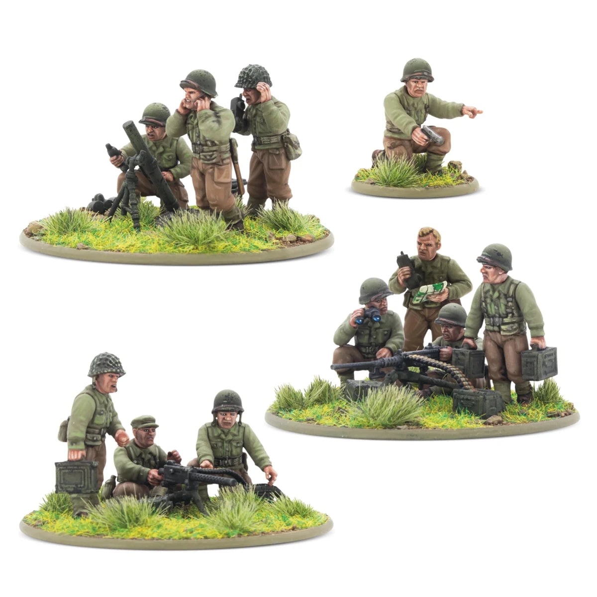 US Heavy weapons platoon (plastic) - Fog of Wargames - 