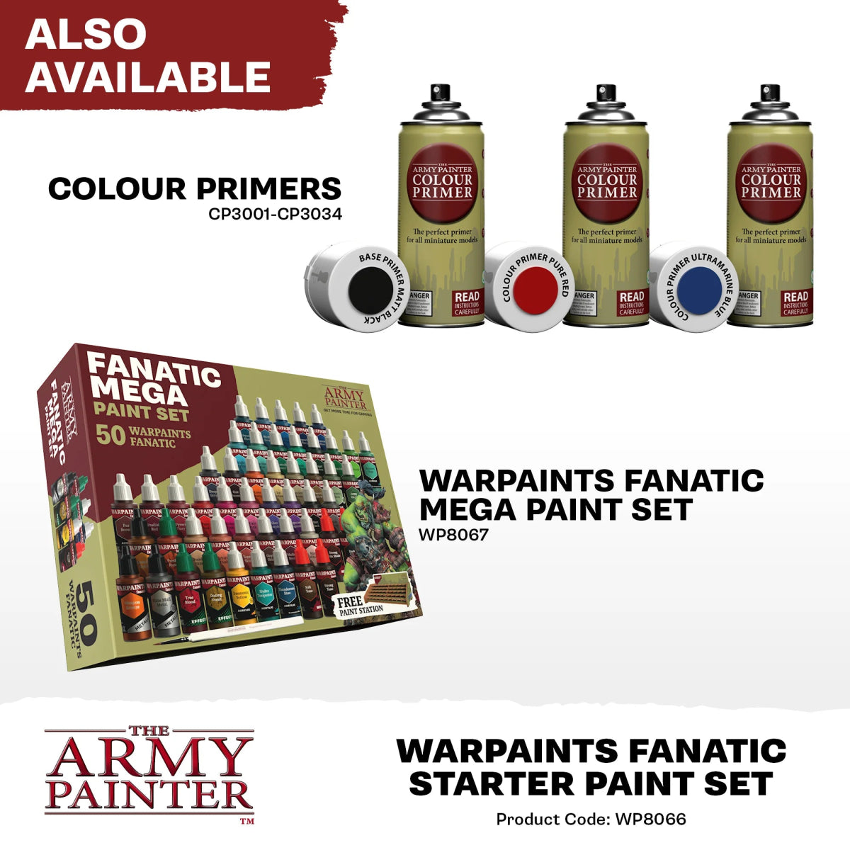 Warpaints Fanatic Starter Paint Set - Fog of Wargames - 