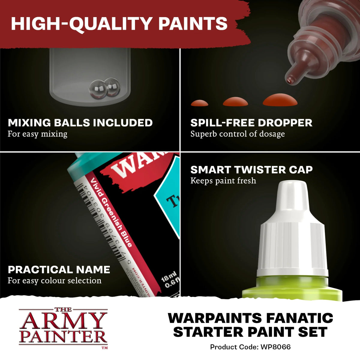 Warpaints Fanatic Starter Paint Set - Fog of Wargames - 