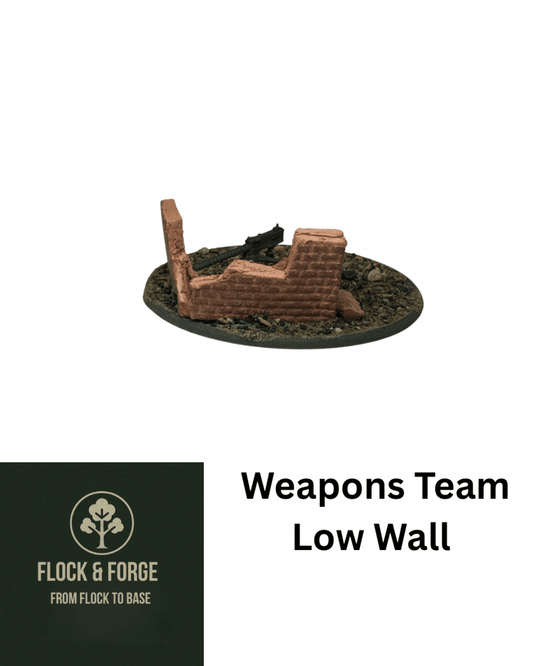 Weapons Team Low Wall - Fog of Wargames - 