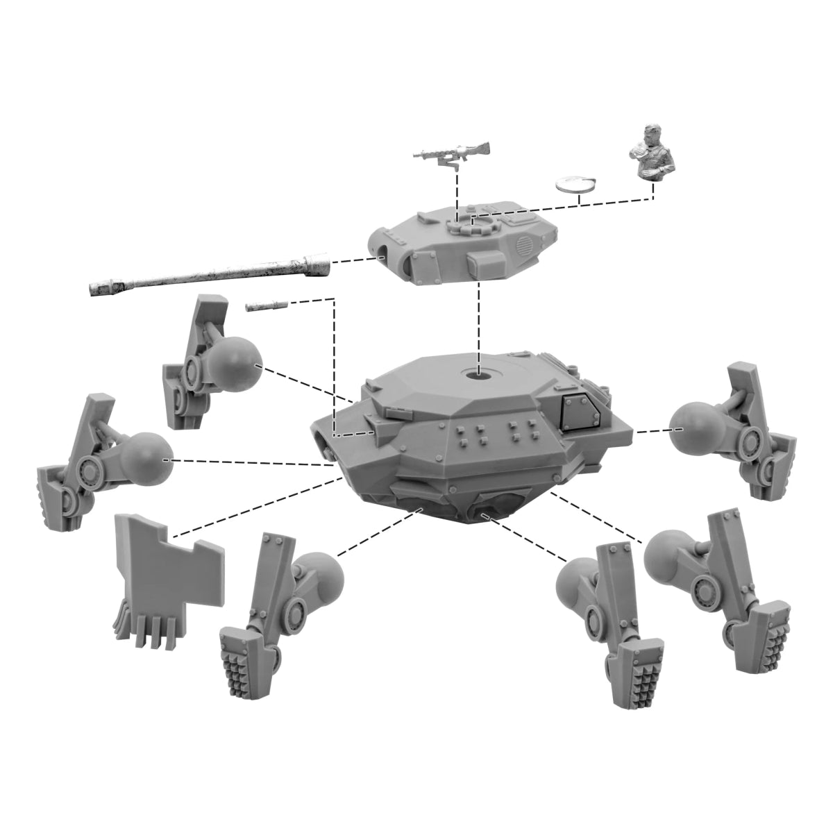 Wotan Heavy Panzermech - Fog of Wargames - 